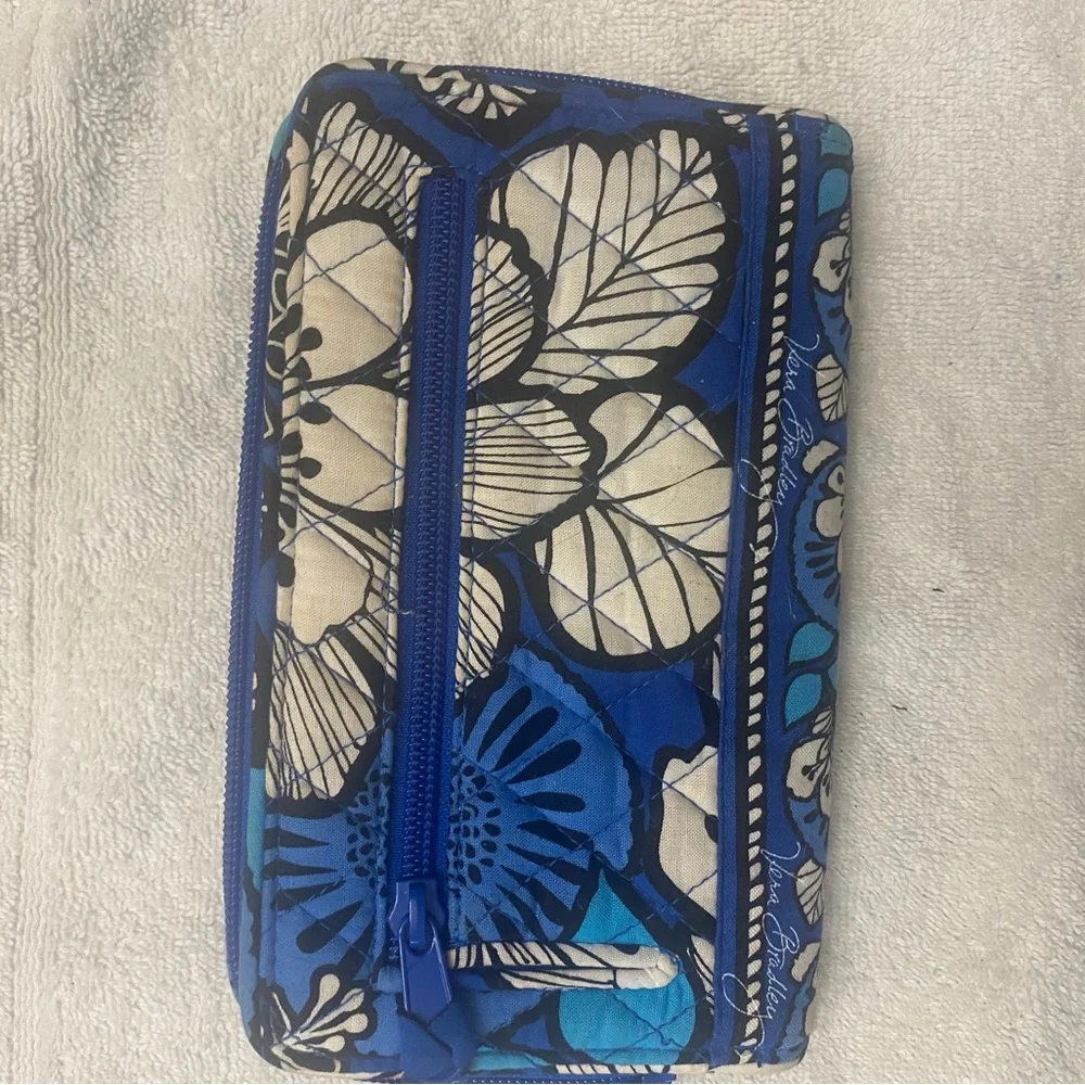 Vera Bradley Blue Floral Phone Wallet